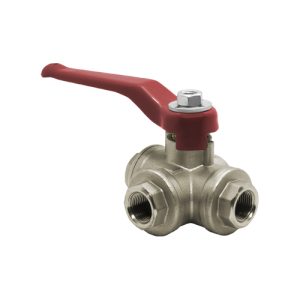 VÁLVULA ESFERA 3/4" 3 VÍAS TIPO L